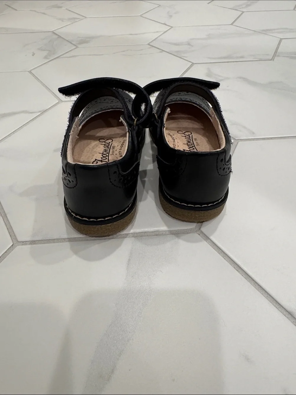 FootMates Black Girls' Mary Jane Dress Shoes with Strap